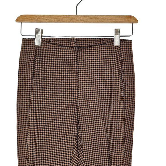 J. Jill Ponte Houndstooth Knit‎ Slim Legging Stretch Pull On Brown Womens XS - Picture 10 of 10